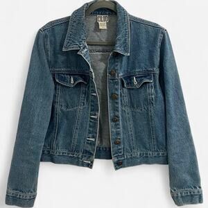 CLIO Vintage Cropped Denim Jacket